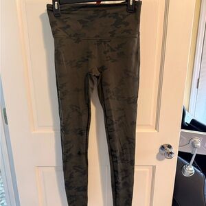 Spanx Camo High-Waisted Leggings